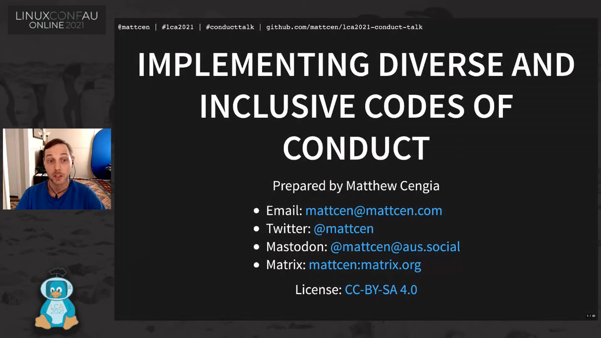 Implementing Diverse and Inclusive Codes of Conduct video